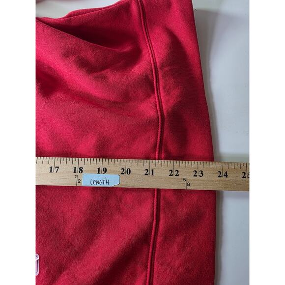 WISCONSIN BADGERS Cardinal Red Gray NEW Active Sporty Waist Length Hoodie SZ M - Picture 7 of 8